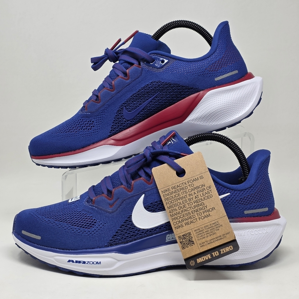 Nike Air Zoom Pegasus 41 New York Giants FZ5088-400 Shoes Men's Size 10.5 New - Picture 3 of 10